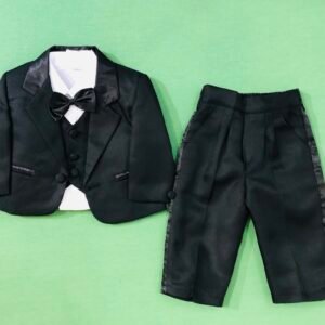 White 5PC Suit Set for Baby Boy